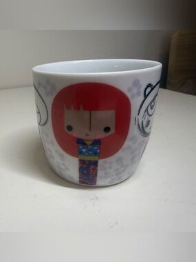 Paperchase Kokeshi Doll porcelain mug